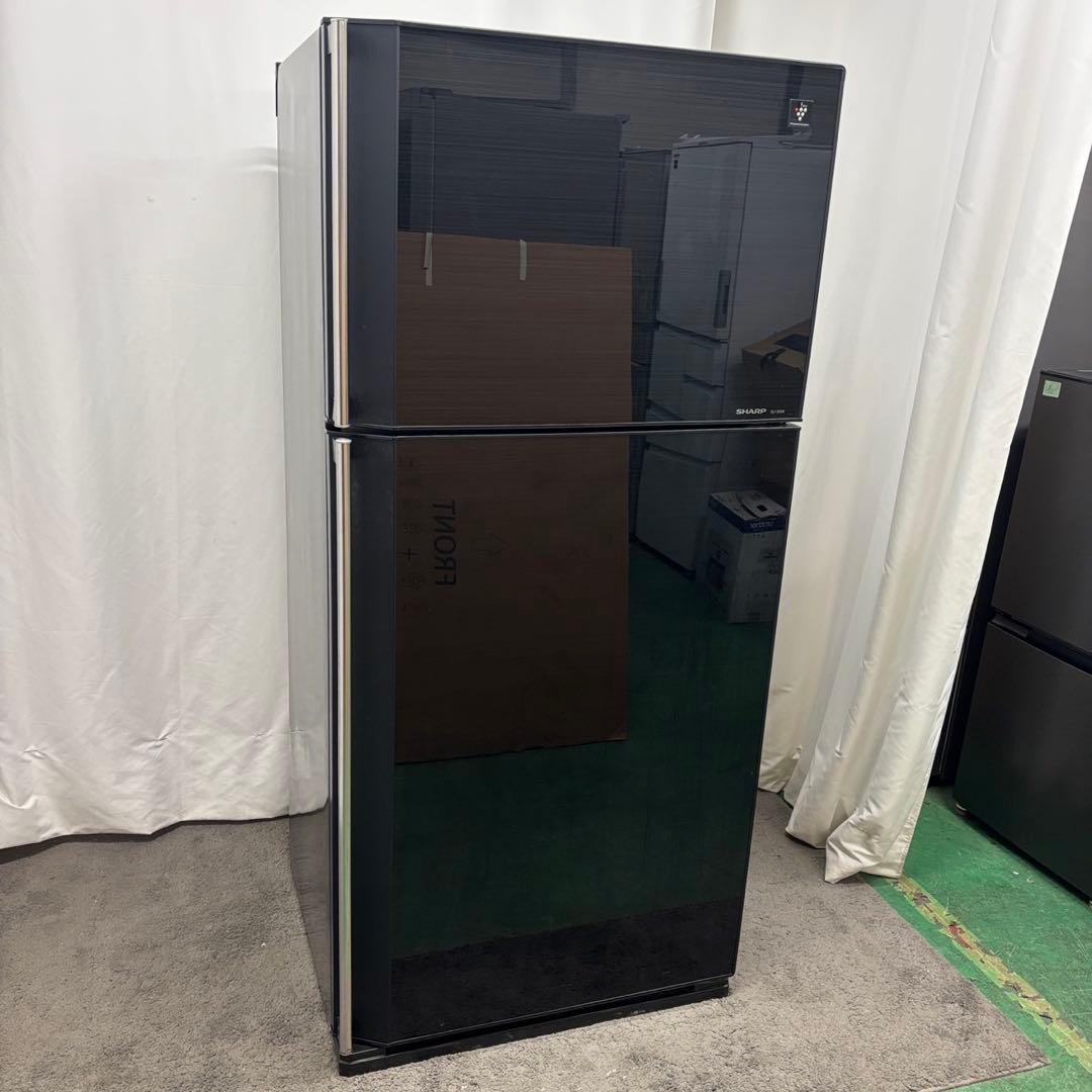 5　SHARP　冷蔵庫　500-600ℓ　大容量　黒　右開き　設置無料　安い‼️