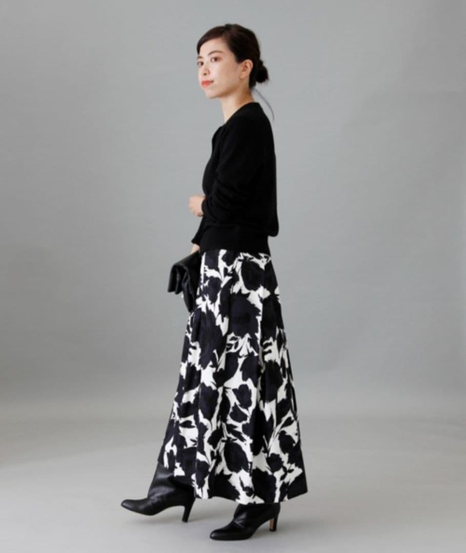 【美品♪】VERMEIL par iena コットンフローラルプリントスカート