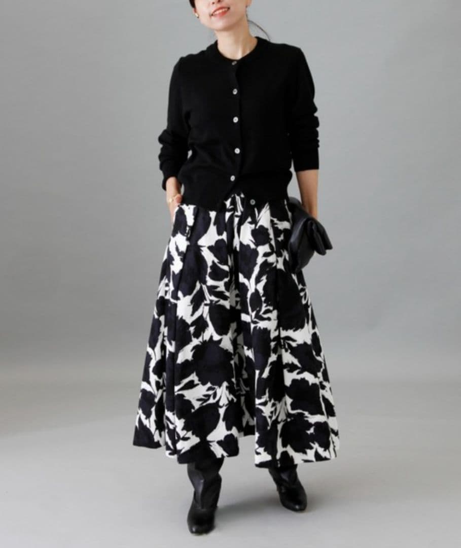 【美品♪】VERMEIL par iena コットンフローラルプリントスカート