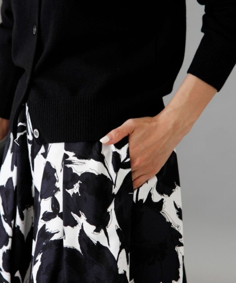 【美品♪】VERMEIL par iena コットンフローラルプリントスカート