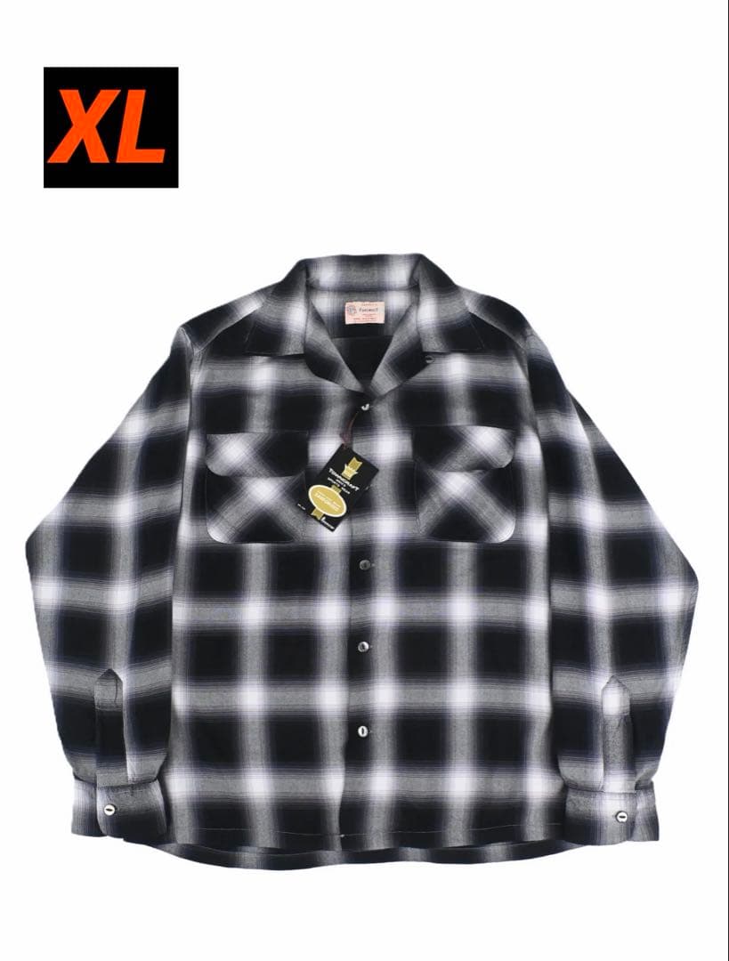 トップス XL FOREMOST ORIGINAL SHADOW RAYON SHIRT