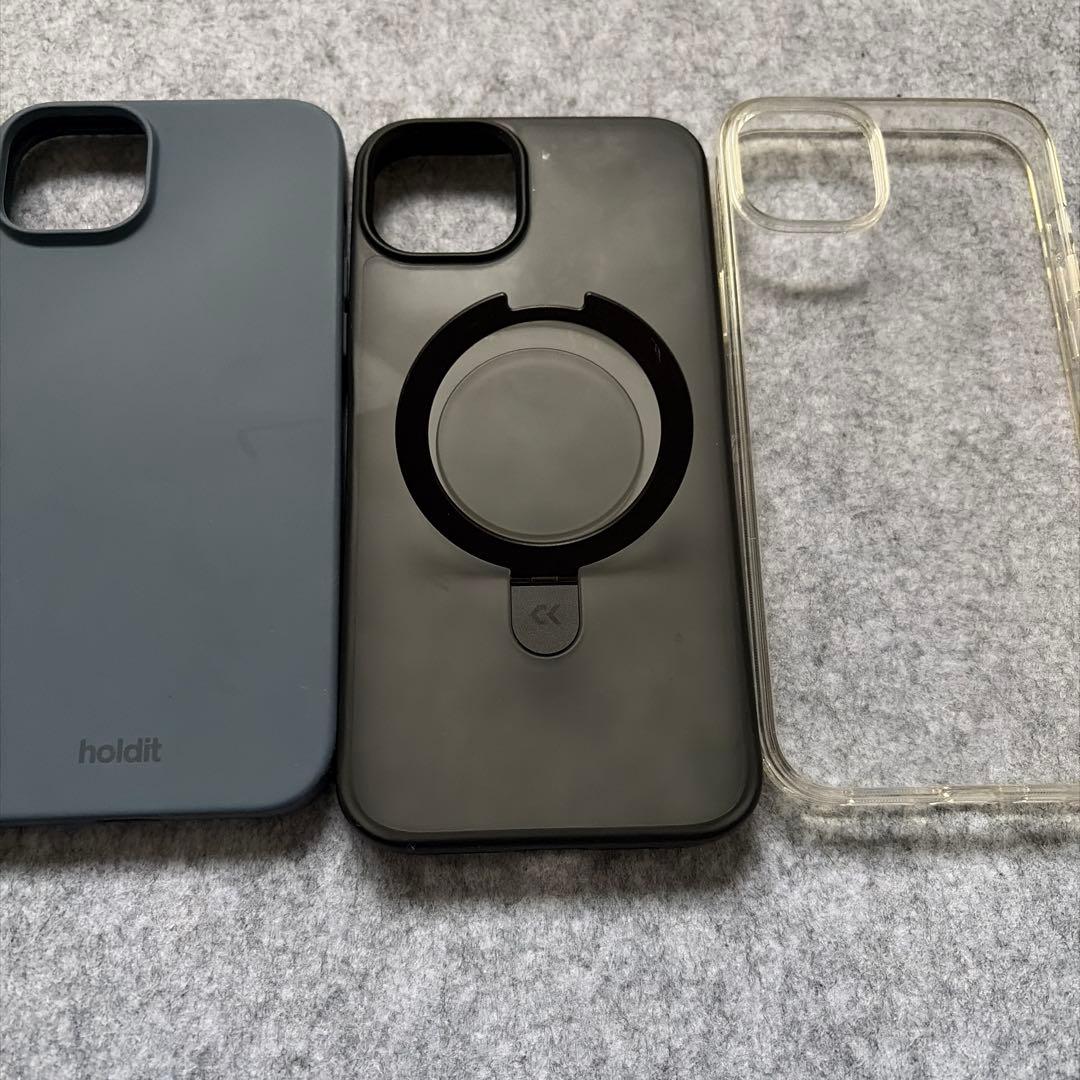 iPhone15 Plus ブラック　512GB casecooケース付