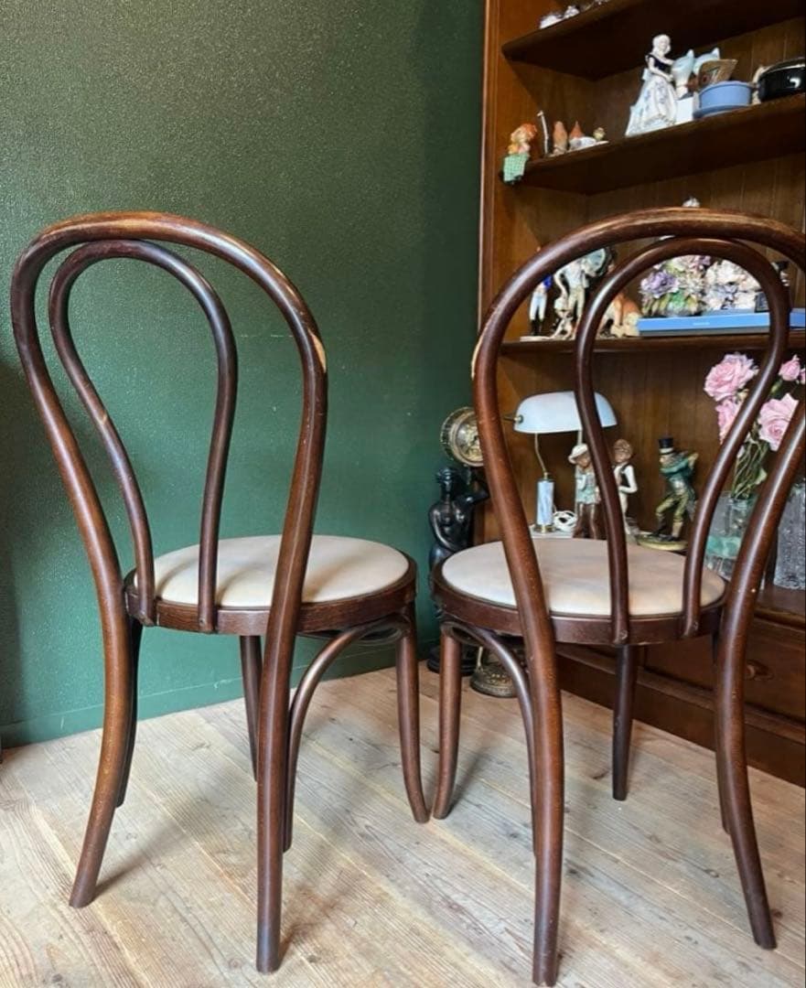 ゆずぺい＊ベントウッドチェア 曲木 椅子 セット 昭和レトロ アンティーク