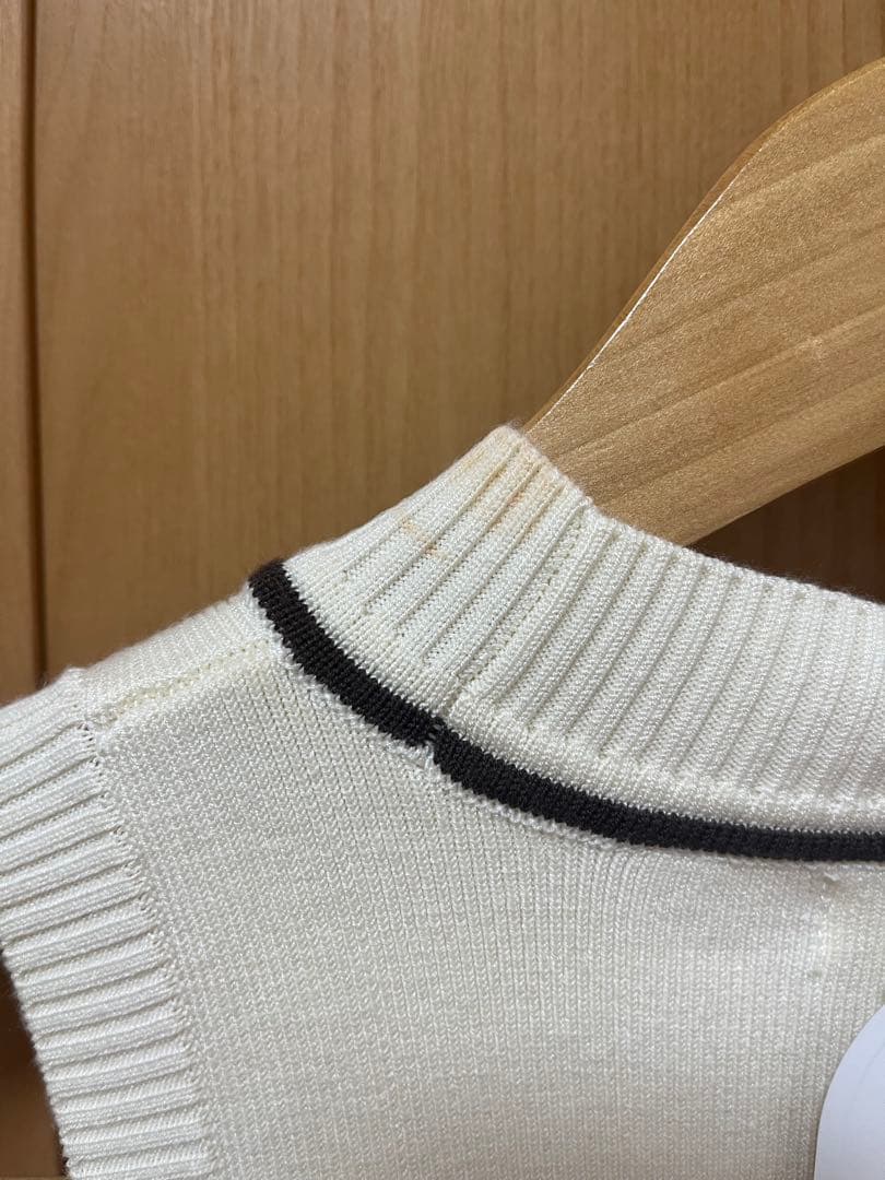 ダーリッチ　レイヤードライクロゴニットトップス