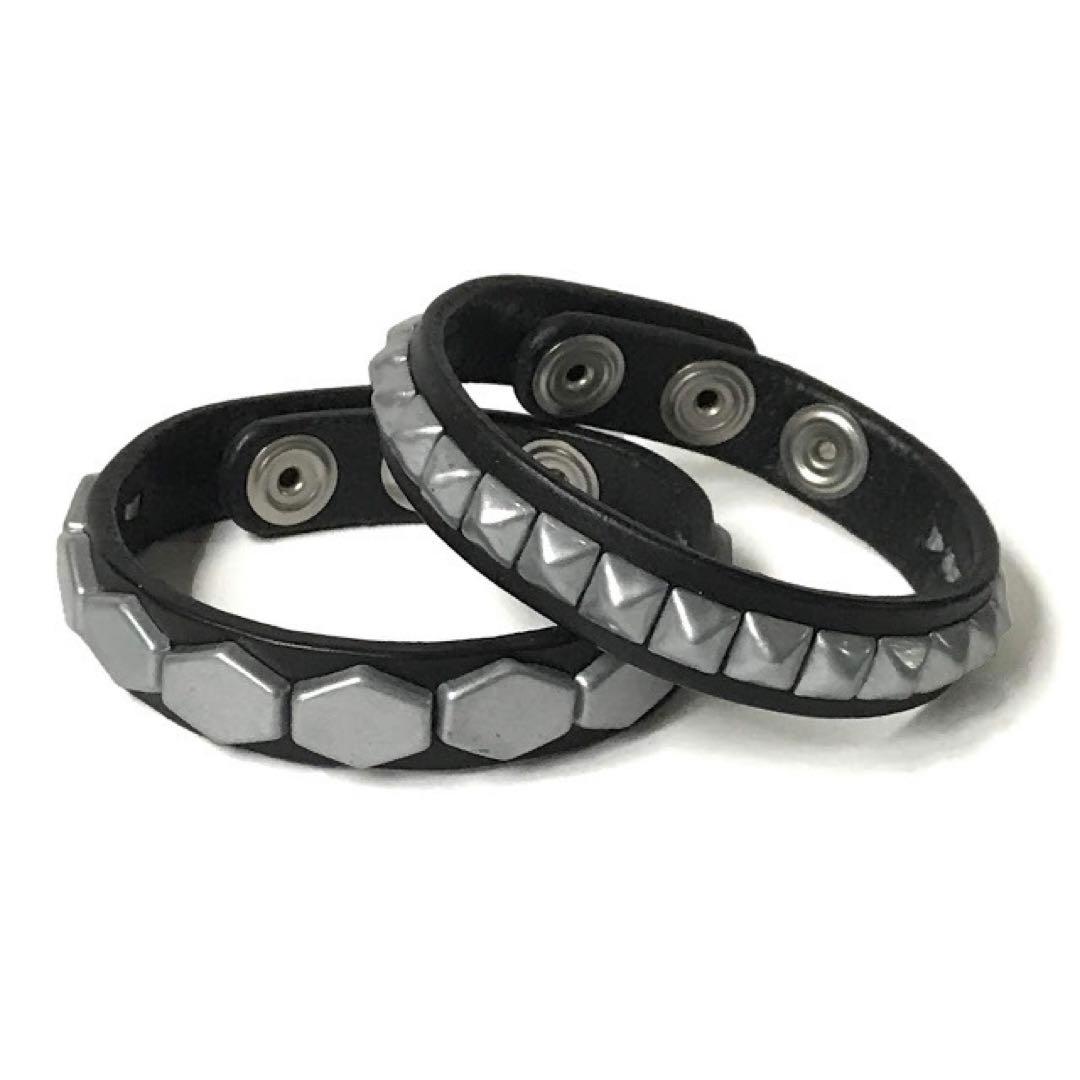 PEEL&LIFT small hex wristband スタッズブレス