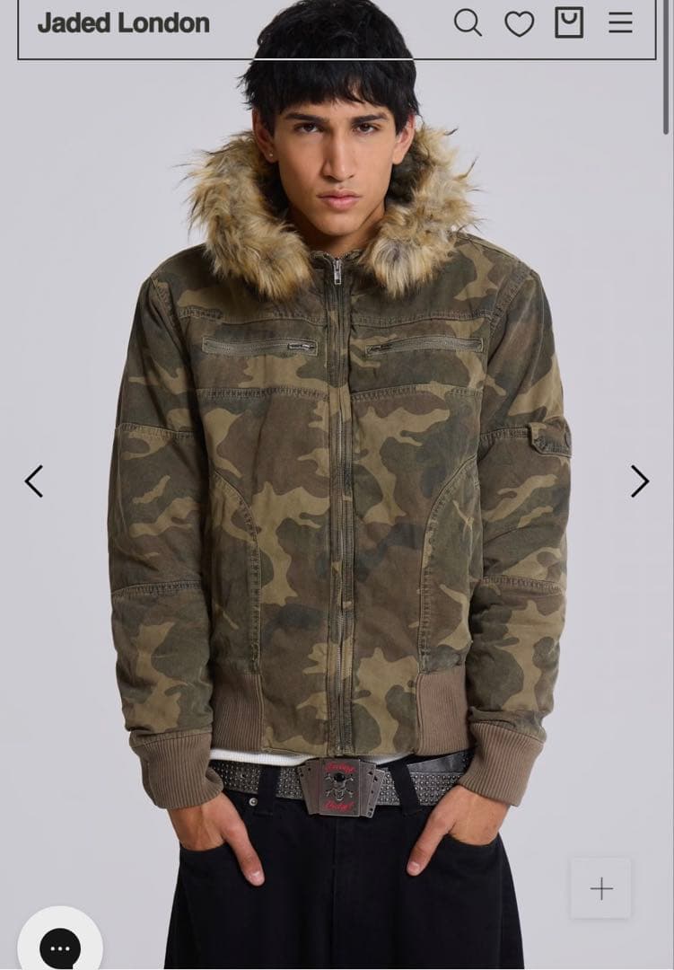 最安値　jaded london Marshal Camo Jacket