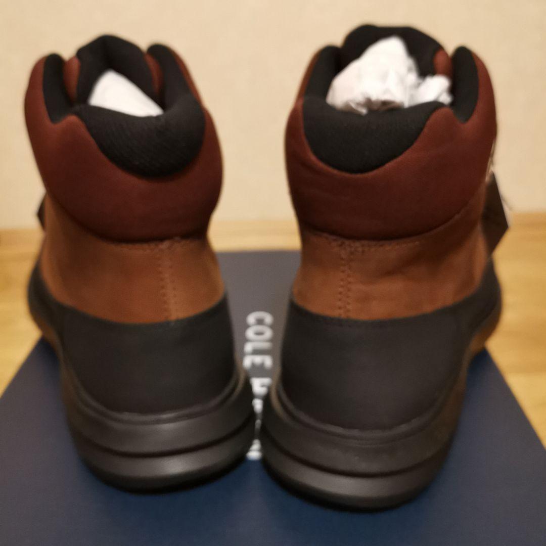 気まぐれ値下 新品)コールハーン GRAND+HIKER WP 茶 25.5