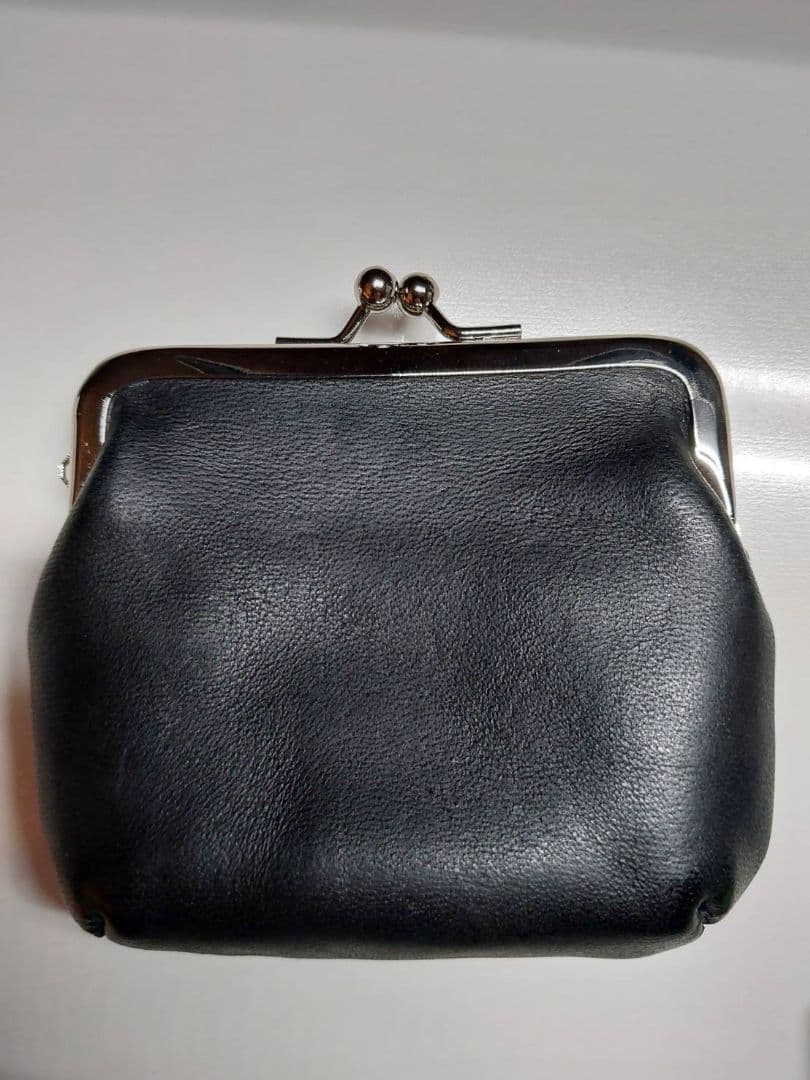 ラストクロップス バケッタホースハイド がま口 ブラック 未使用品