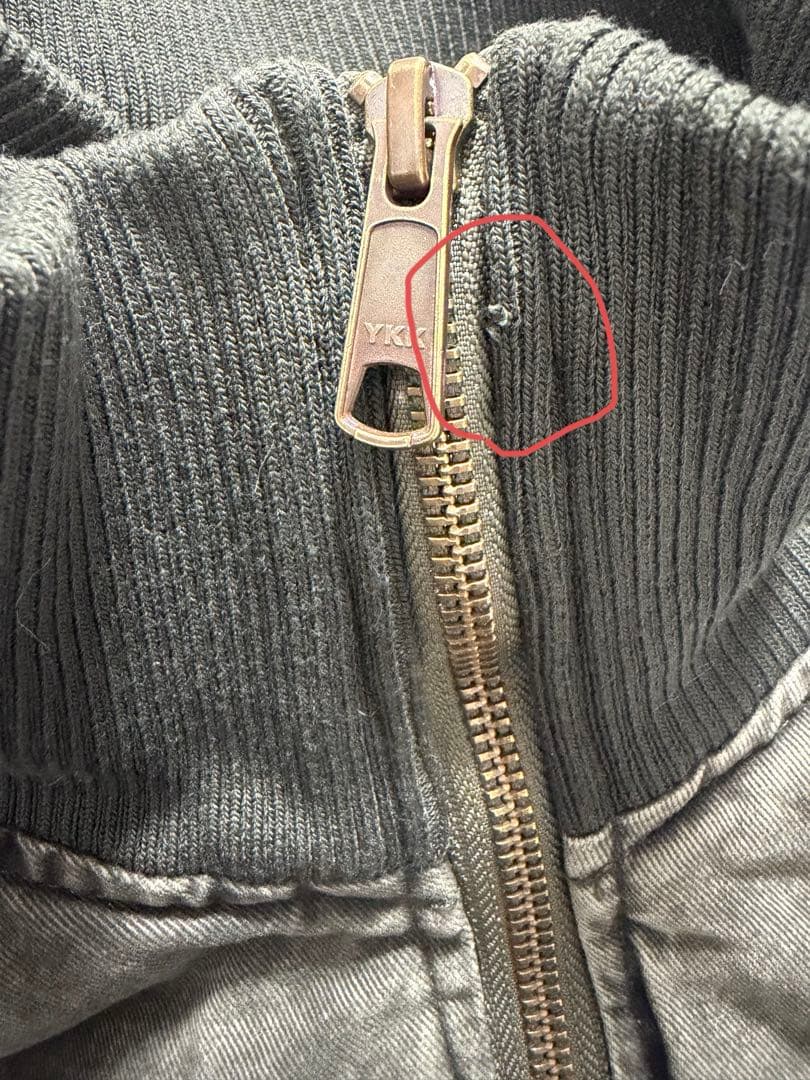 LAGUA GEM BIG POCKET COTTON MA-1 カーキ