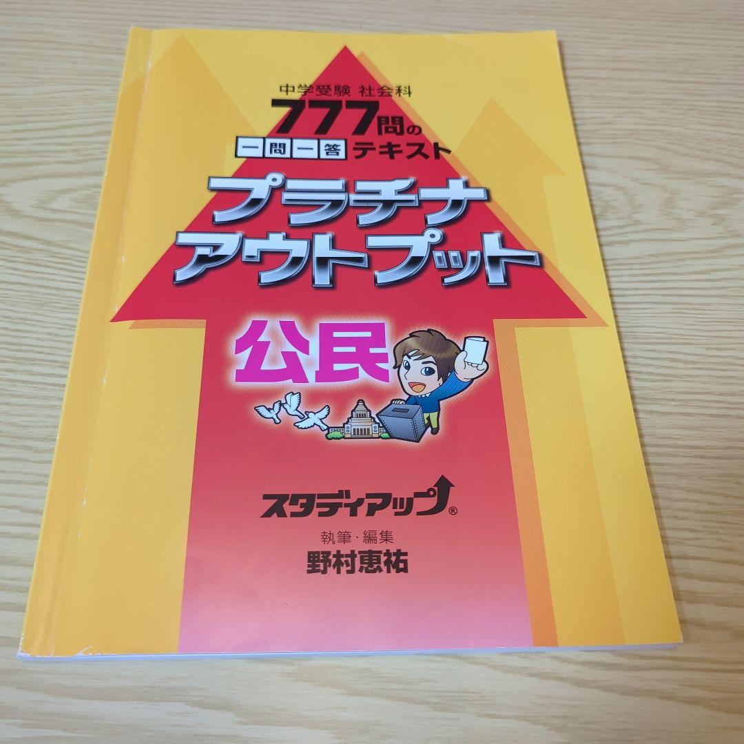 スタディアップ　プラチナアウトプット　公民