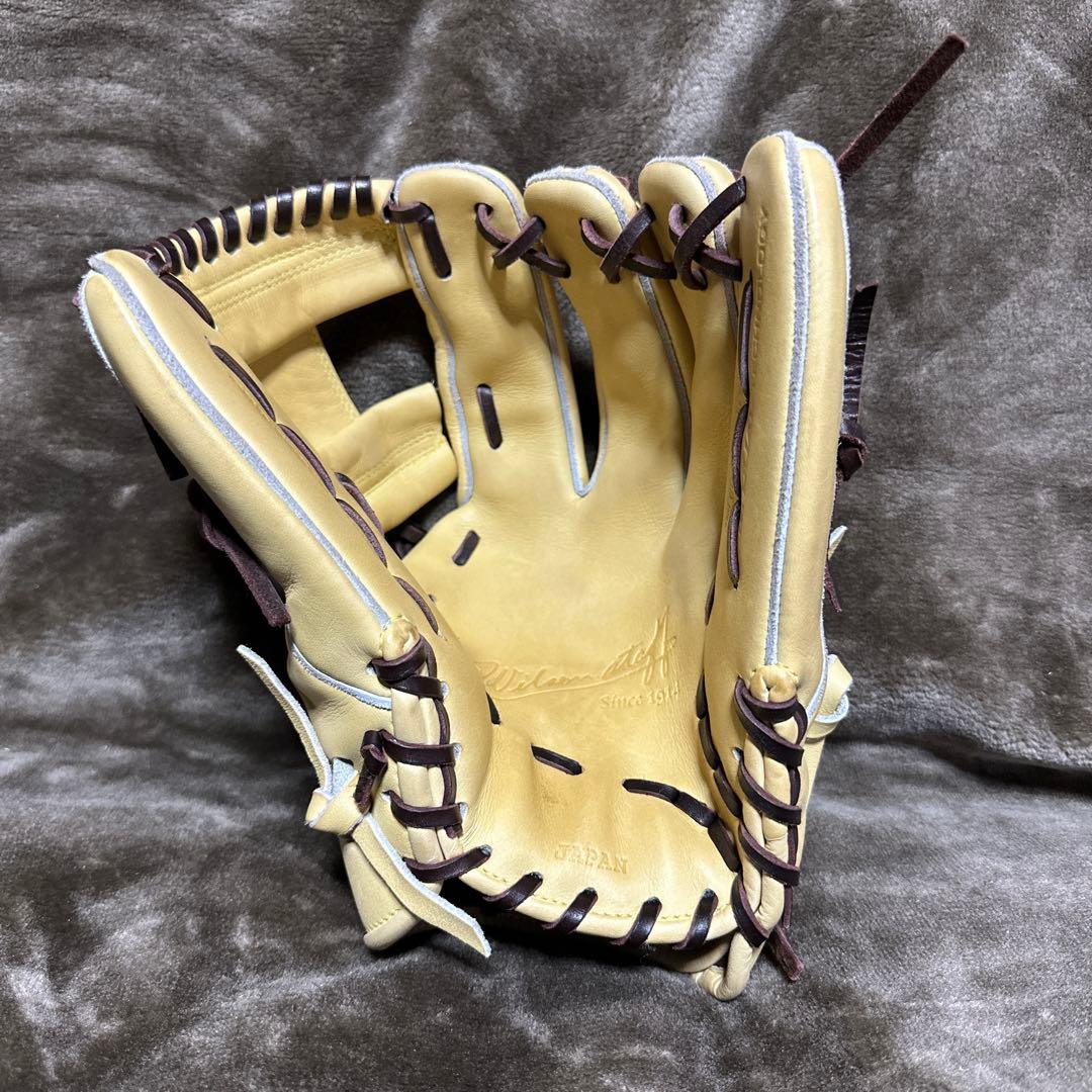 【中古】ウィルソン　Wilsonstaff　一般軟式用　内野87型　湯もみ型付け