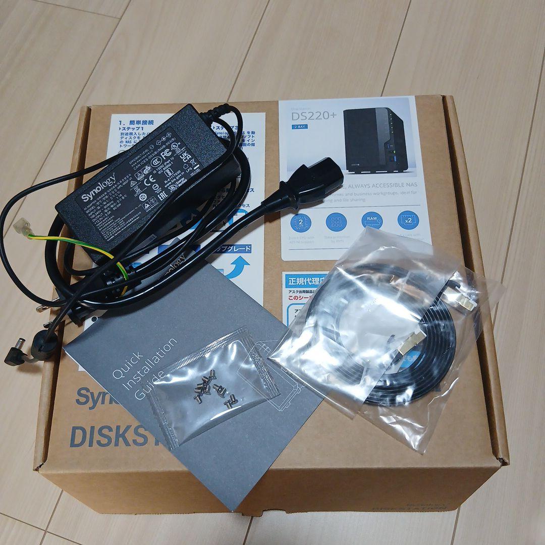 Synology DS220+ 2ベイNAS