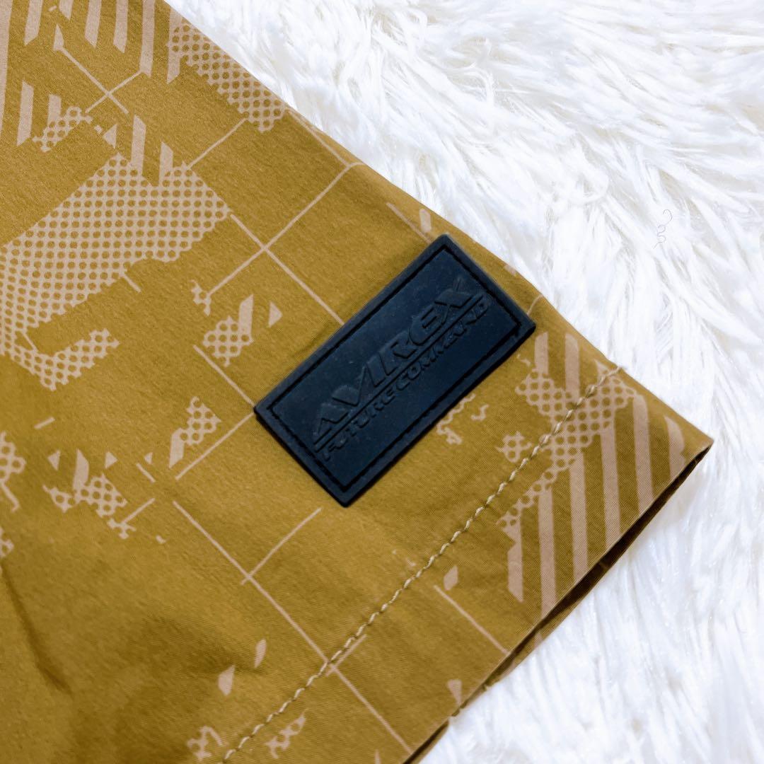 美品 アヴィレックス ミリタリー 半袖 ナイロンジャケット 2XL