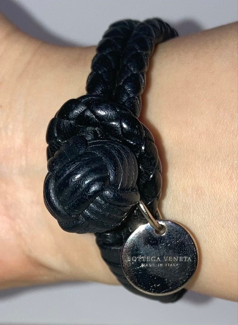 BOTTEGA VENETA アクセサリーブレスレットイントレチャートブラック