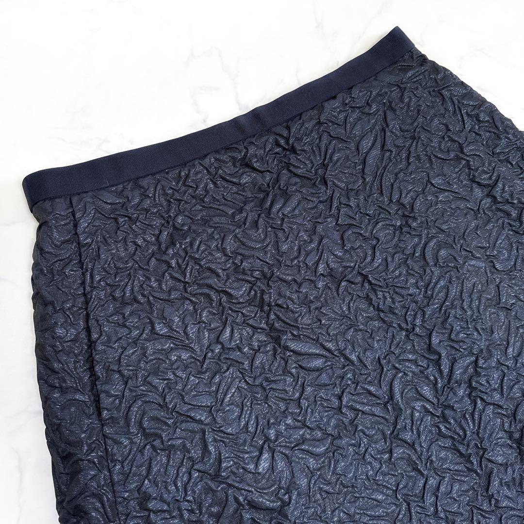 定価10万 23AW ドゥロワー Drawer ジャガードスカート 40