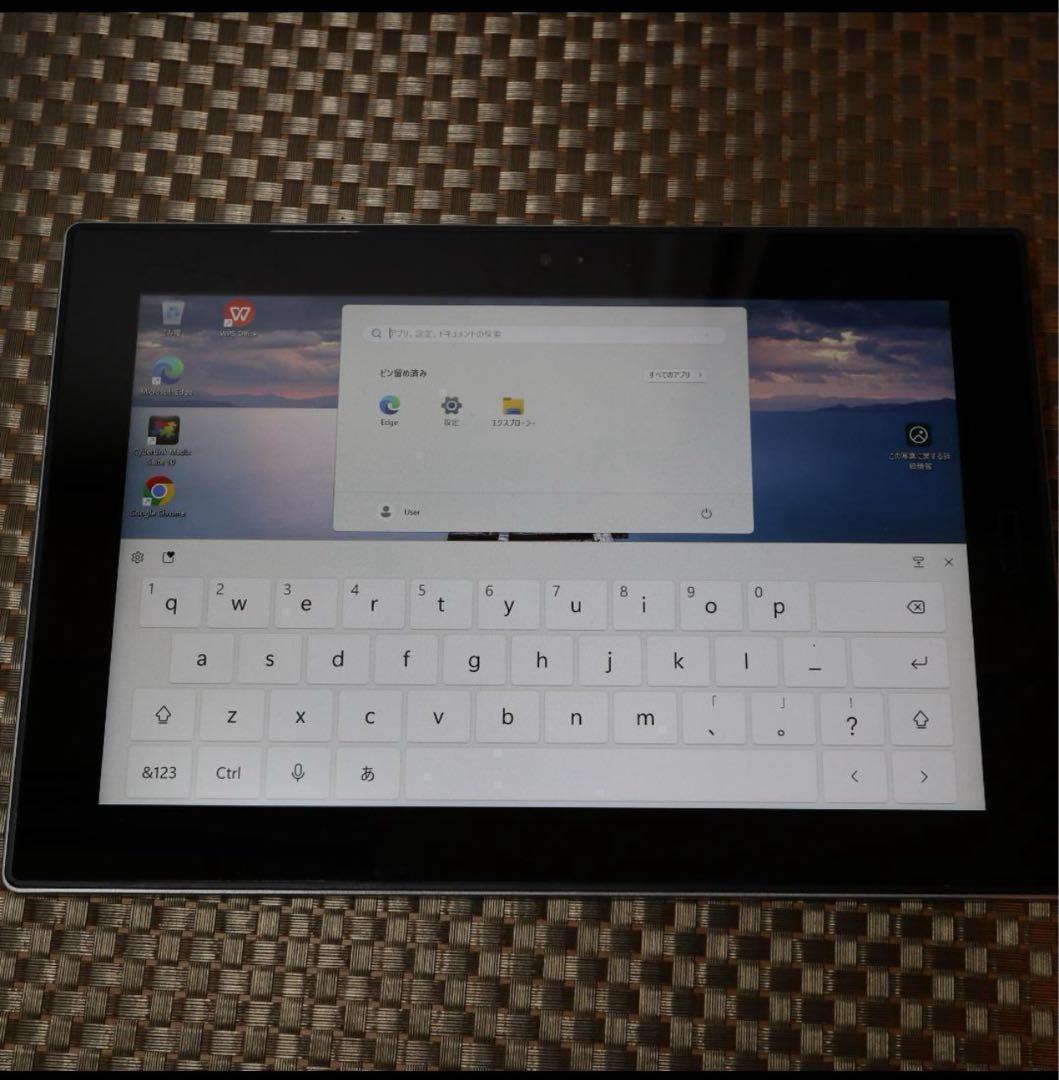 サブPCに！タブレットWin11公式サポート/SSD/4G/無線/カメラ/タッチ