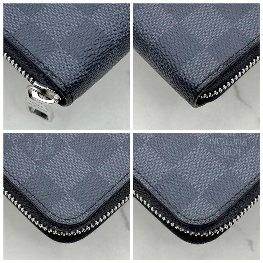 【極美品】ルイヴィトン　ダミエグラフィット　ジッピーオーガナイザー