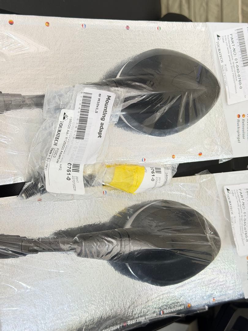 Touratech バイクミラー M0140-07600 2個セット