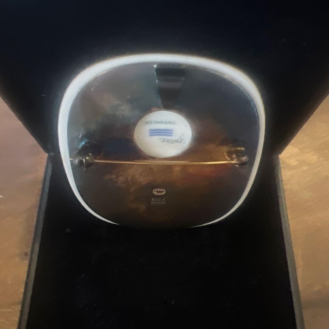 【期間限定】ロイヤルコペンハーゲン　フローラダニカ　ビオラ　ブローチ