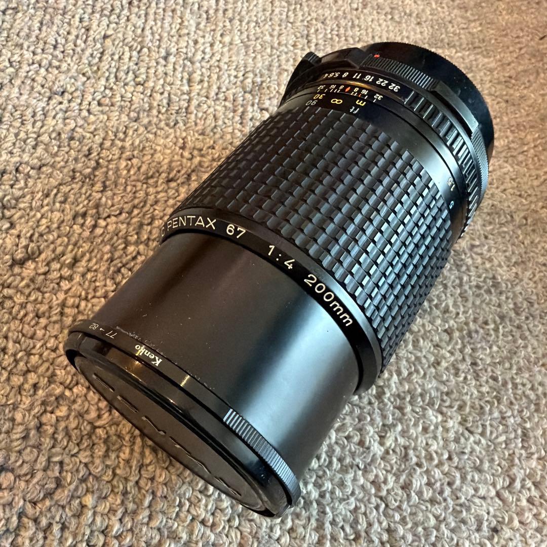 【実写確認済】PENTAX 67 後期型 レンズ3本 豪華フルセット ケース付