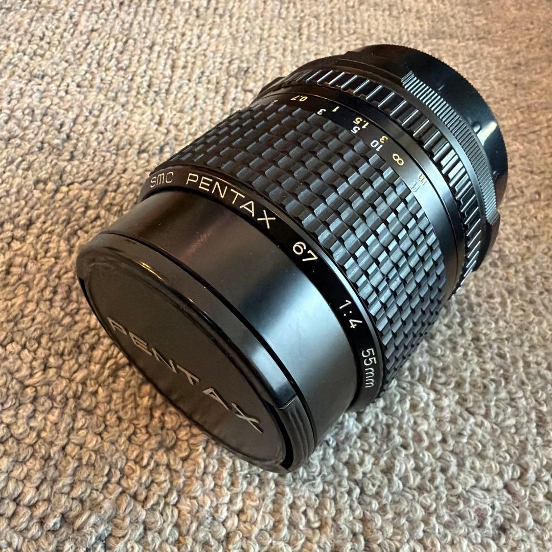 【実写確認済】PENTAX 67 後期型 レンズ3本 豪華フルセット ケース付