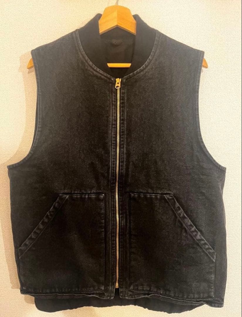 最終25AW comoli denim work vest 3 限定