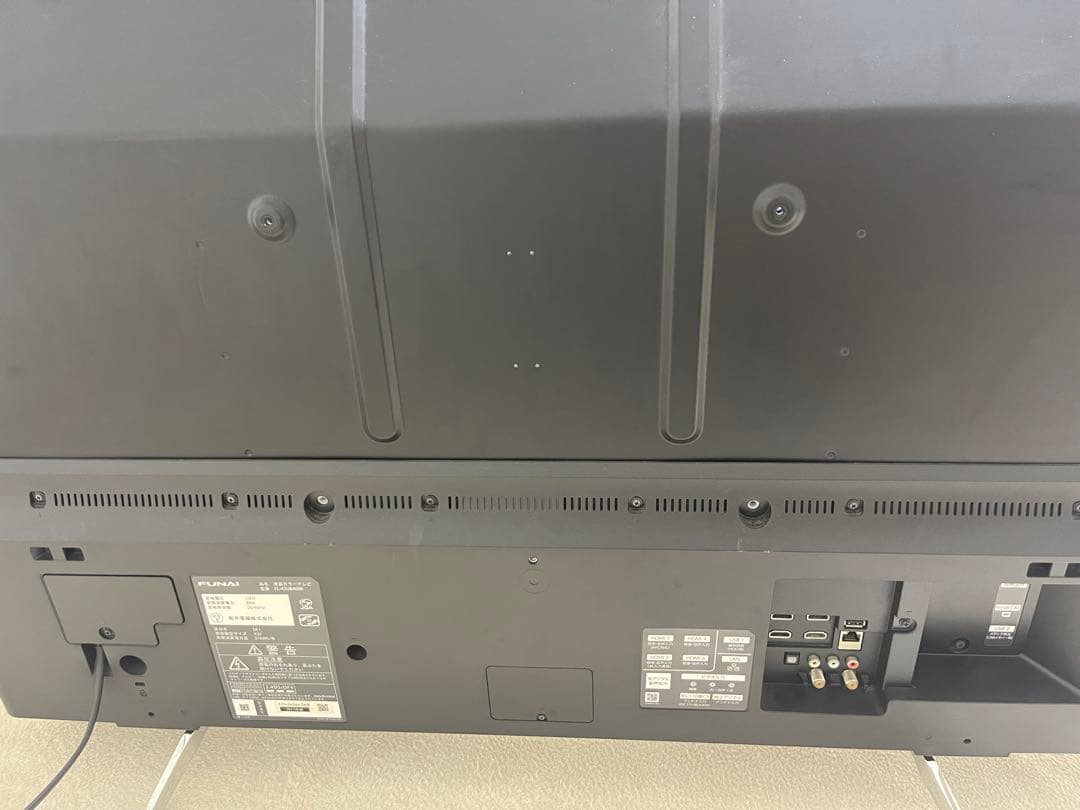 FUNAI 4K対応　液晶カラーテレビ 43インチ　youtube視聴可