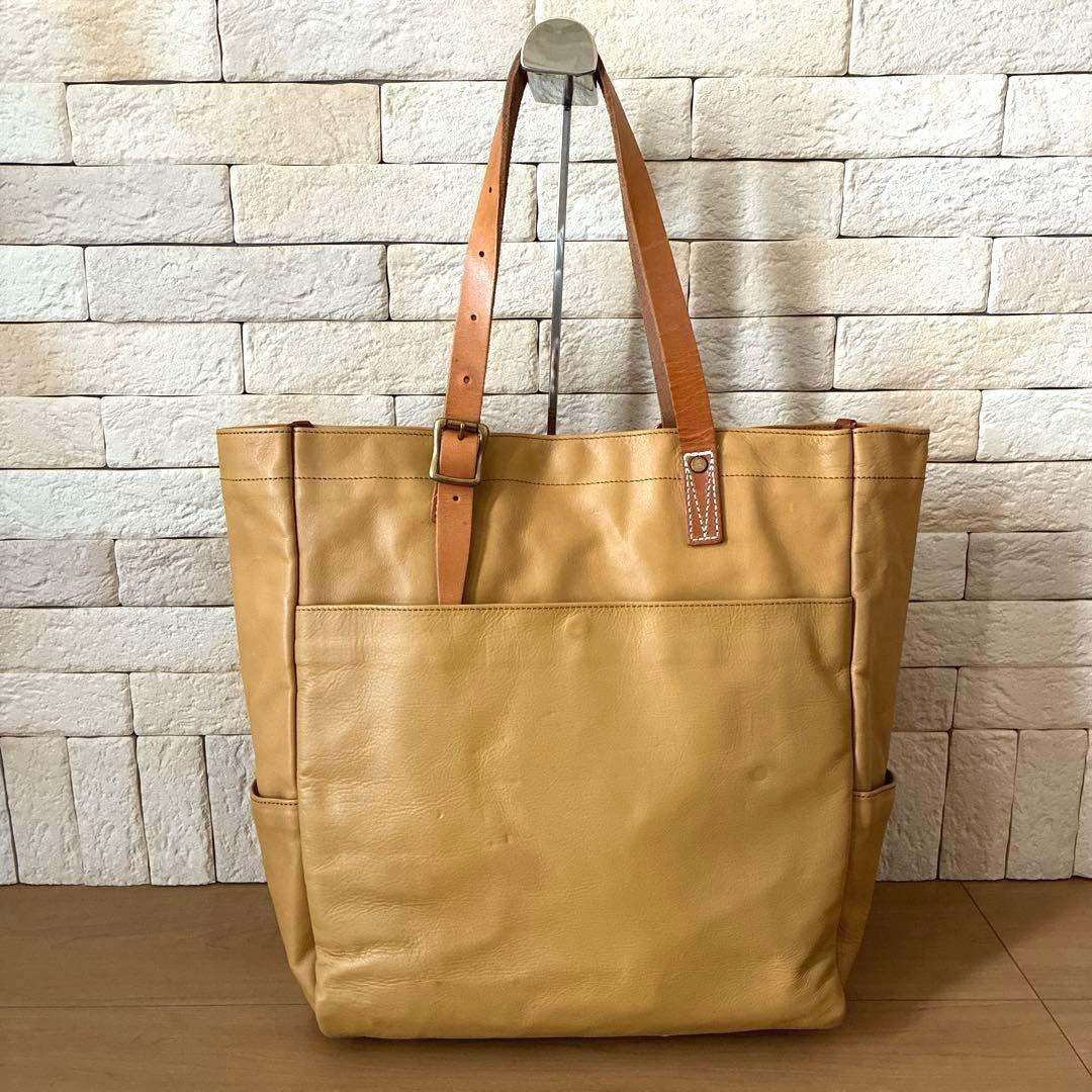 master-piece [MSPC] マスターピース 本革製トートバッグ