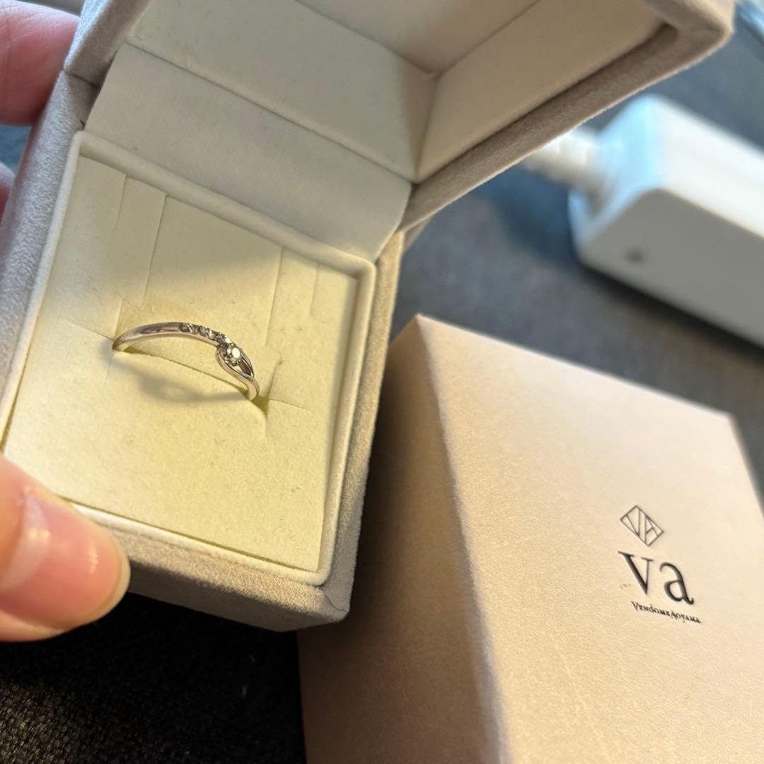VA ヴァンドーム青山　k10 ダイヤモンド0.01 リング