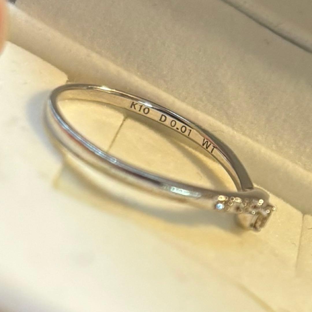 VA ヴァンドーム青山　k10 ダイヤモンド0.01 リング