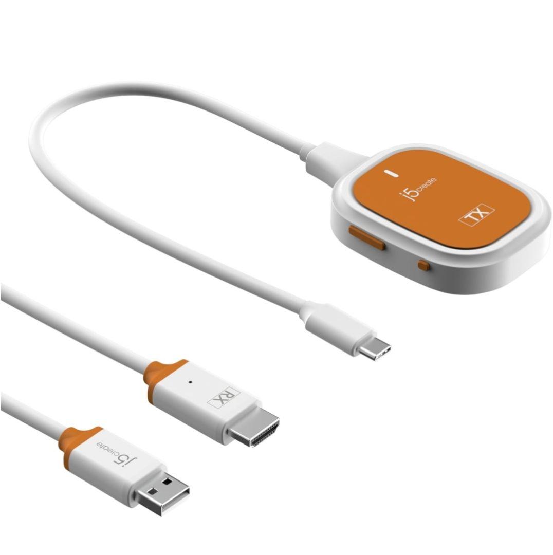 j5create ワイヤレス USB C to HDMI 送受信機セットHDCP
