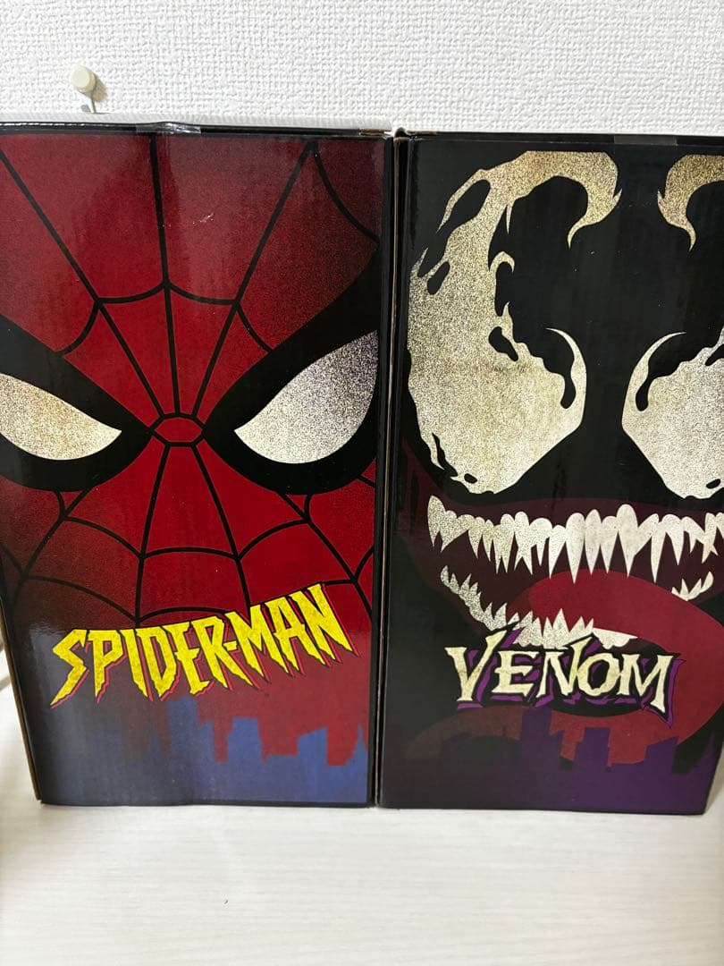 ベアブリック　スパイダーマン、ヴェノムセット 未開封品です