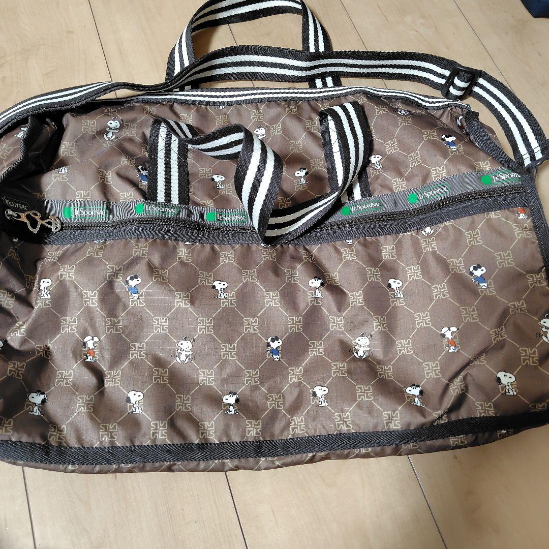 スヌーピー　レスポートサック　ボストンバッグ