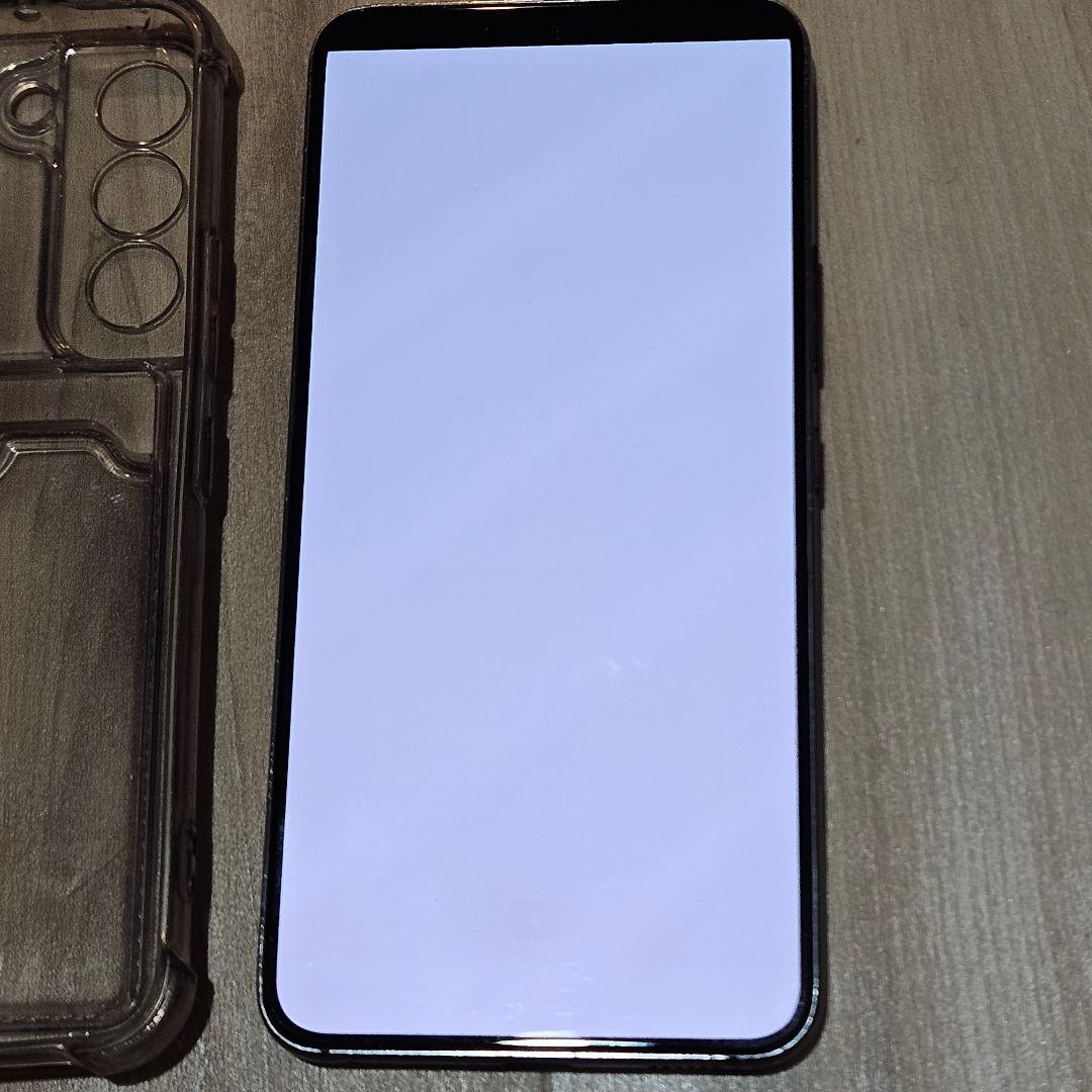 Samsung Galaxy S22 ブラック 本体 クリアケース付き