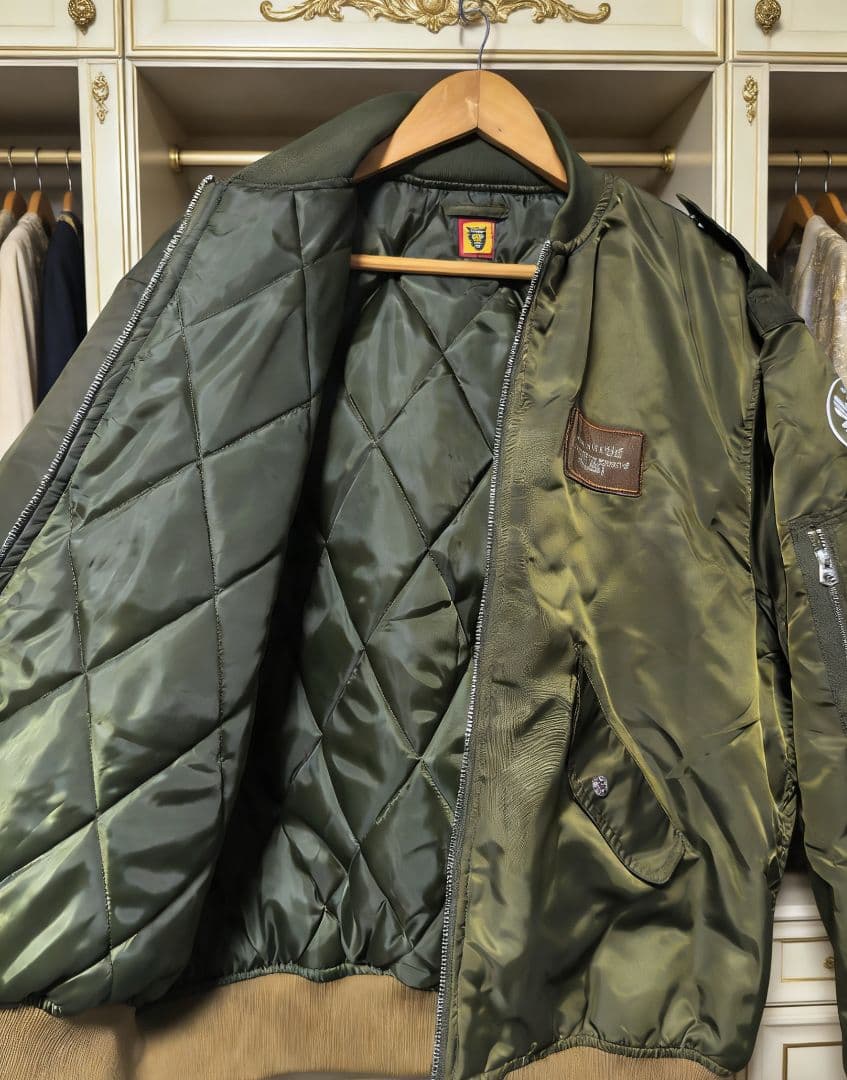 【美品HUMAN MADE BOMBER JACKET ボンバージャケット- L