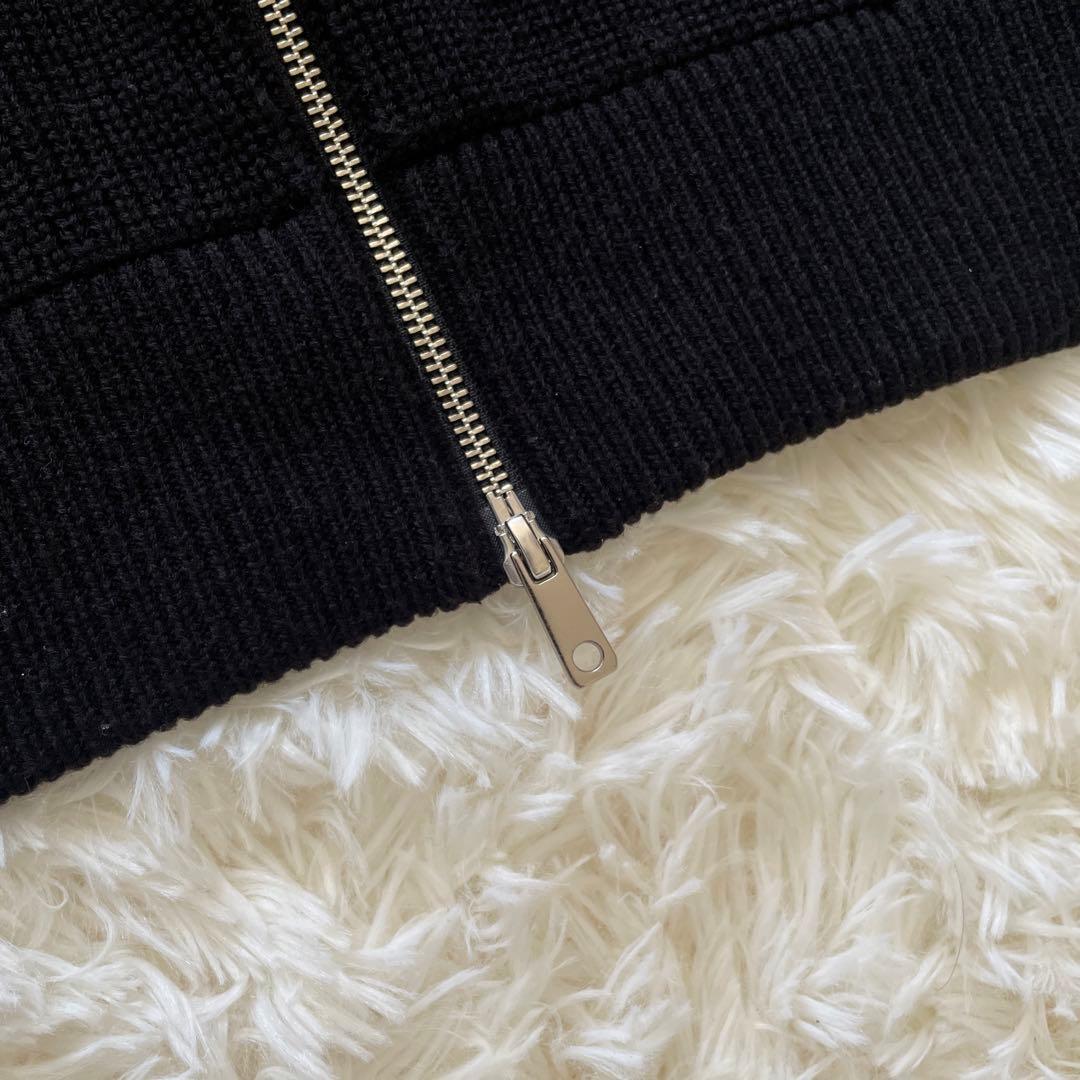 美品✨UNITED TOKYO ドライバーズニット　2 ブラック　肉厚　日本製