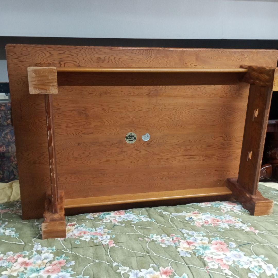 トイプーB22　屋久杉　座卓　座布団付き　和室セット