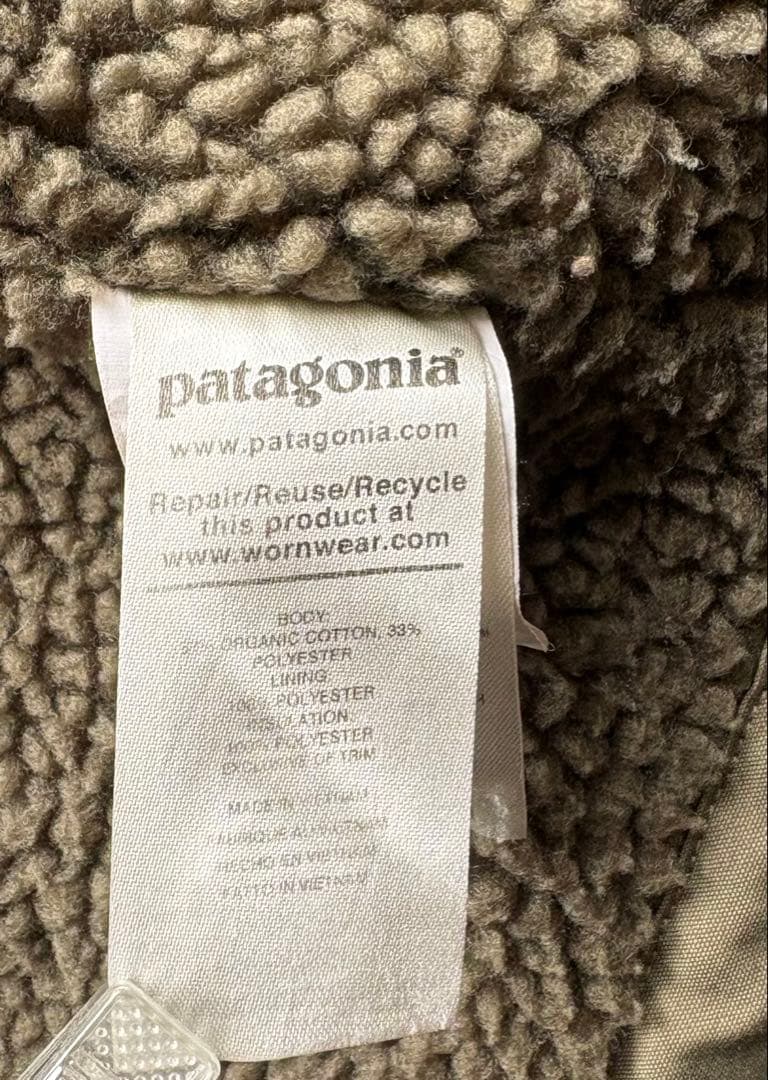 patagonia ジャケット カーキ サイズS