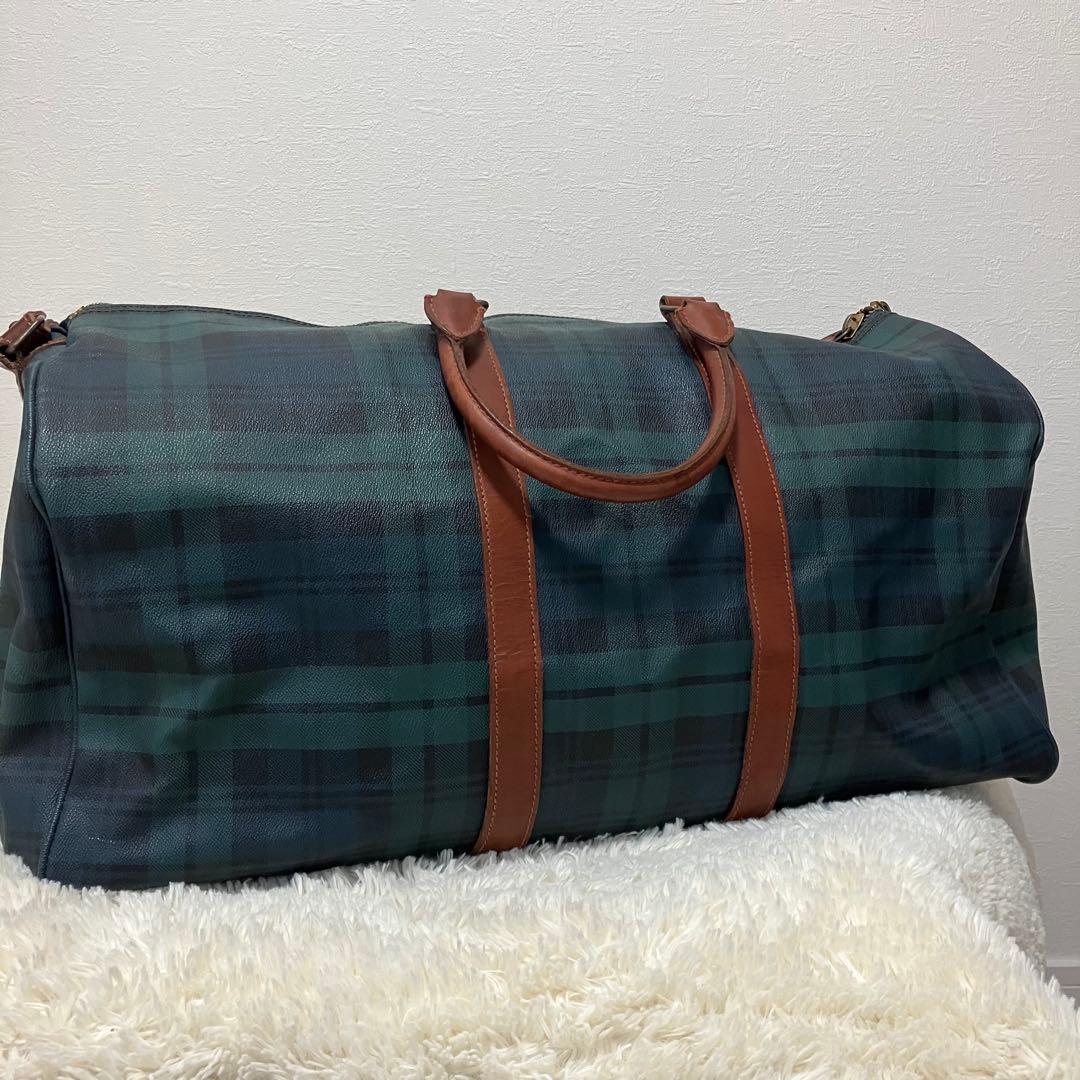 ポロ ラルフローレン ボストンバッグ 2way PVC 旅行　グリーン