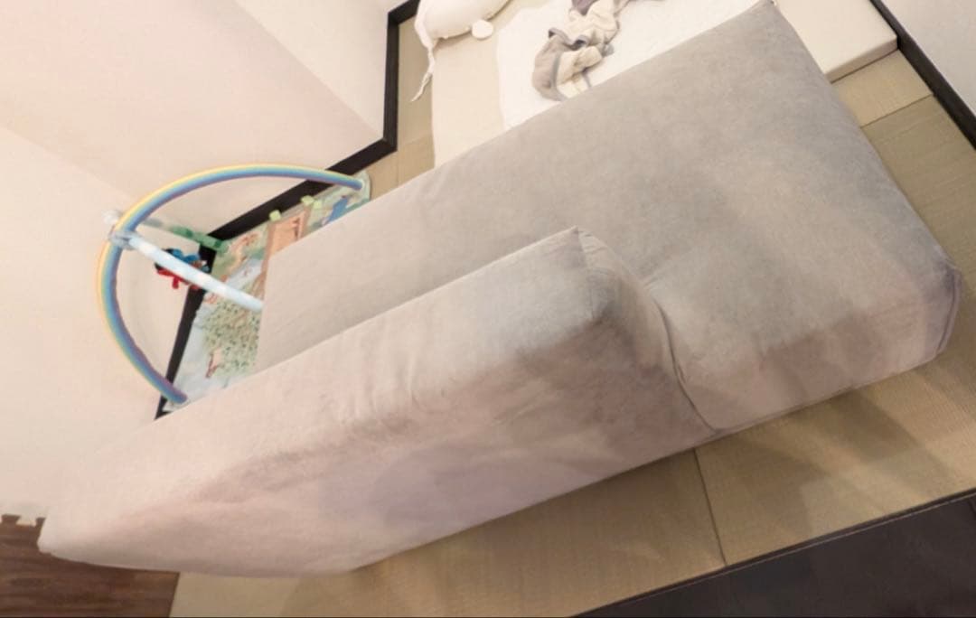 【Francfranc】メーネソファR ライトグレー W1460