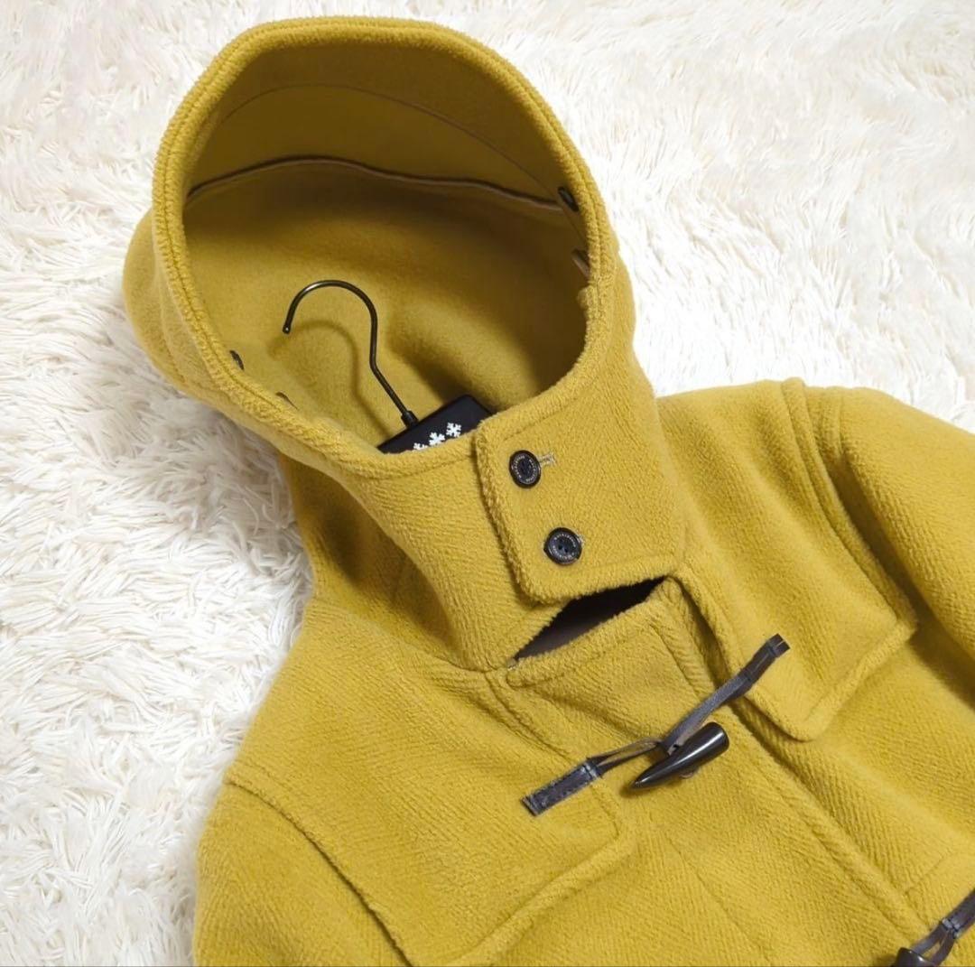 美品✨マッキントッシュ ダッフルコート イエロー 34 英国製 希少カラー