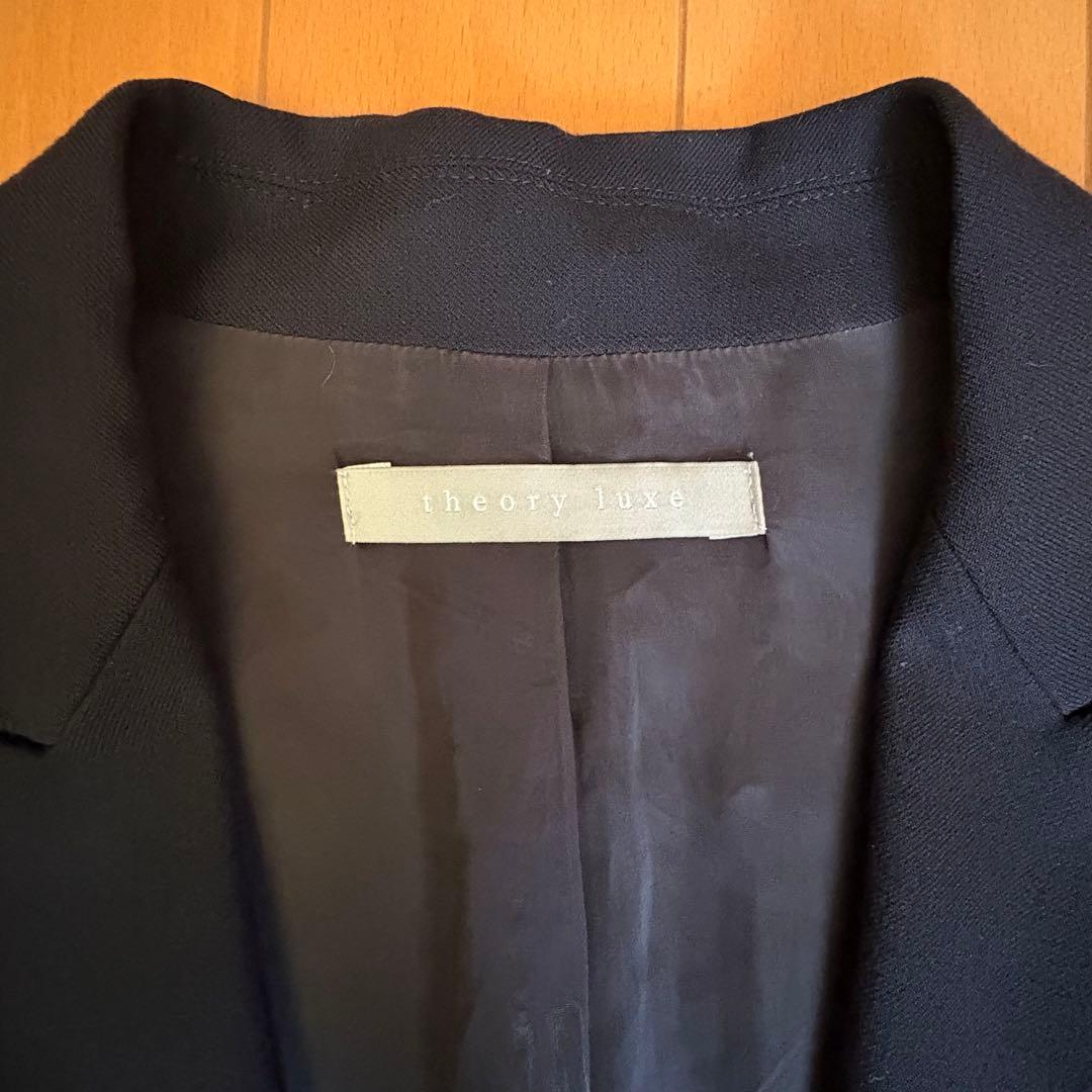 theory luxe パンツスーツ　セットアップ　Mサイズ 日本製ネイビー