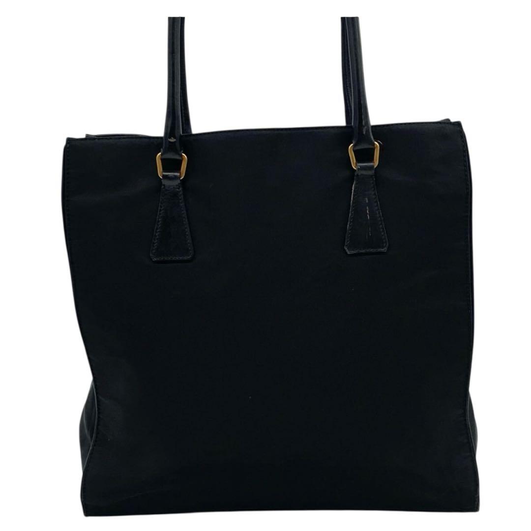 【美品】PRADA トートバッグ ハンドバック　A4サイズ可能 三角ロゴ