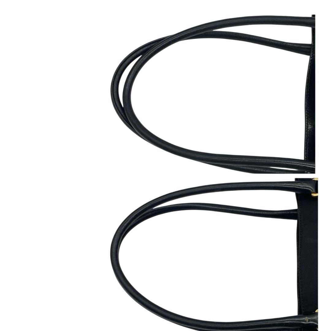 【美品】PRADA トートバッグ ハンドバック　A4サイズ可能 三角ロゴ