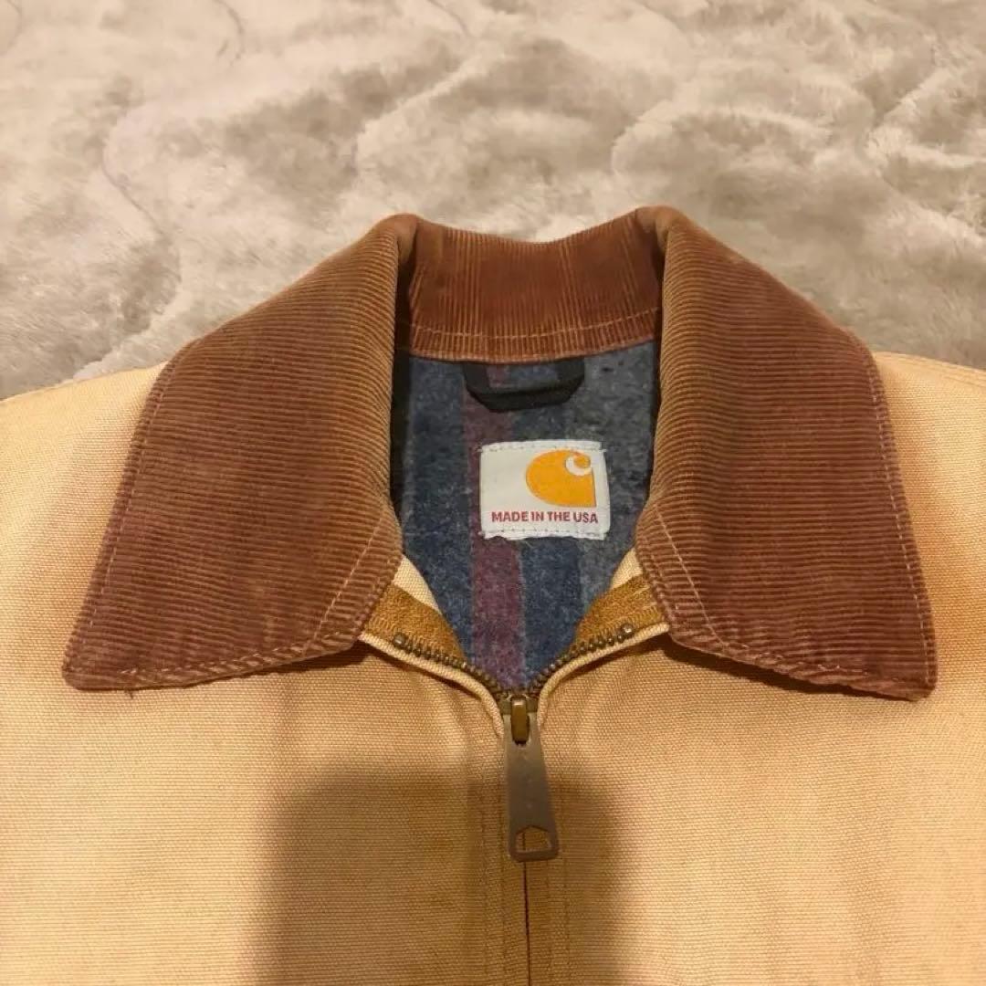 carharttデトロイトジャケットダックブランケットUSA製90S カーハート