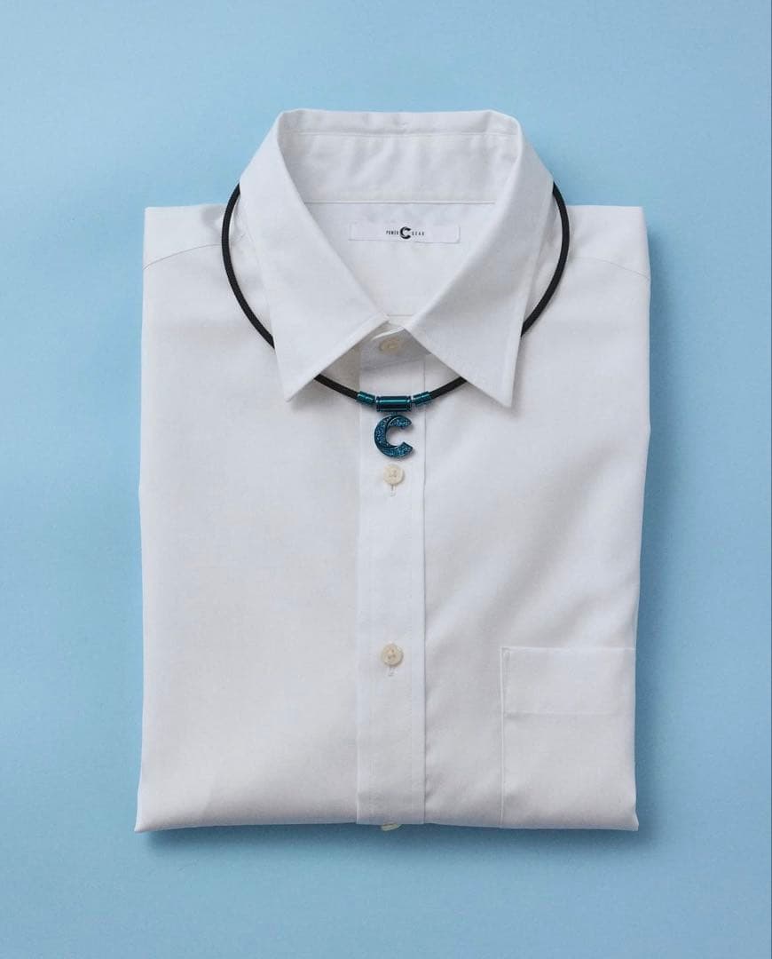 パワードギアネックレス　ブルーラメLサイズ