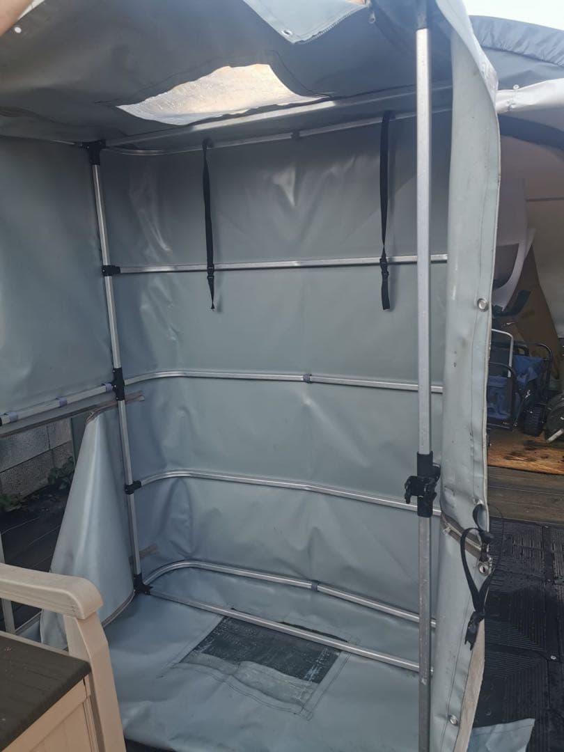 アルミ軽トラック幌セット（3方開きタイプ）旧型タイプ