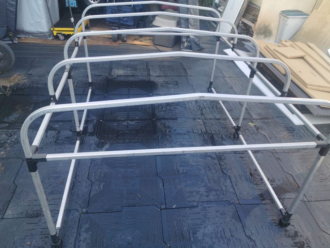 アルミ軽トラック幌セット（3方開きタイプ）旧型タイプ