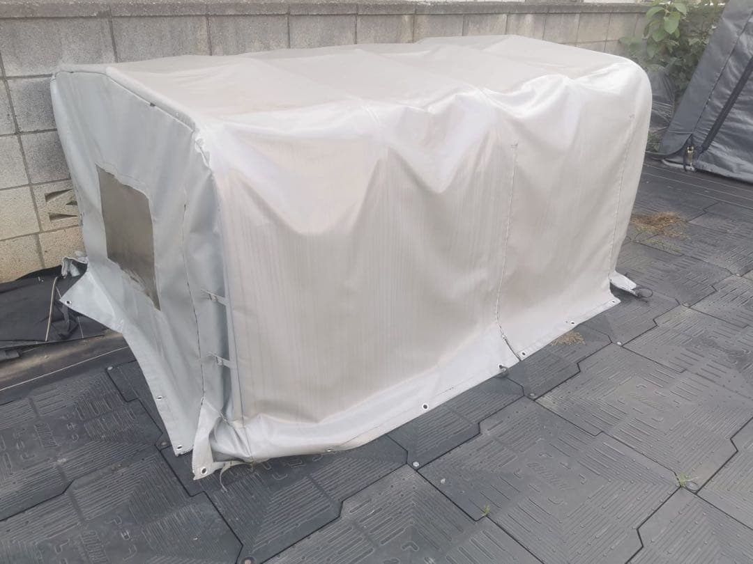 アルミ軽トラック幌セット（3方開きタイプ）旧型タイプ