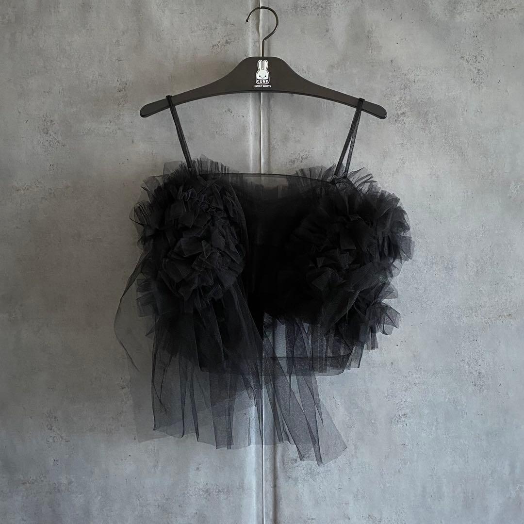 chikakisada チカキサダ キャミソール チュール ビスチェ トップス